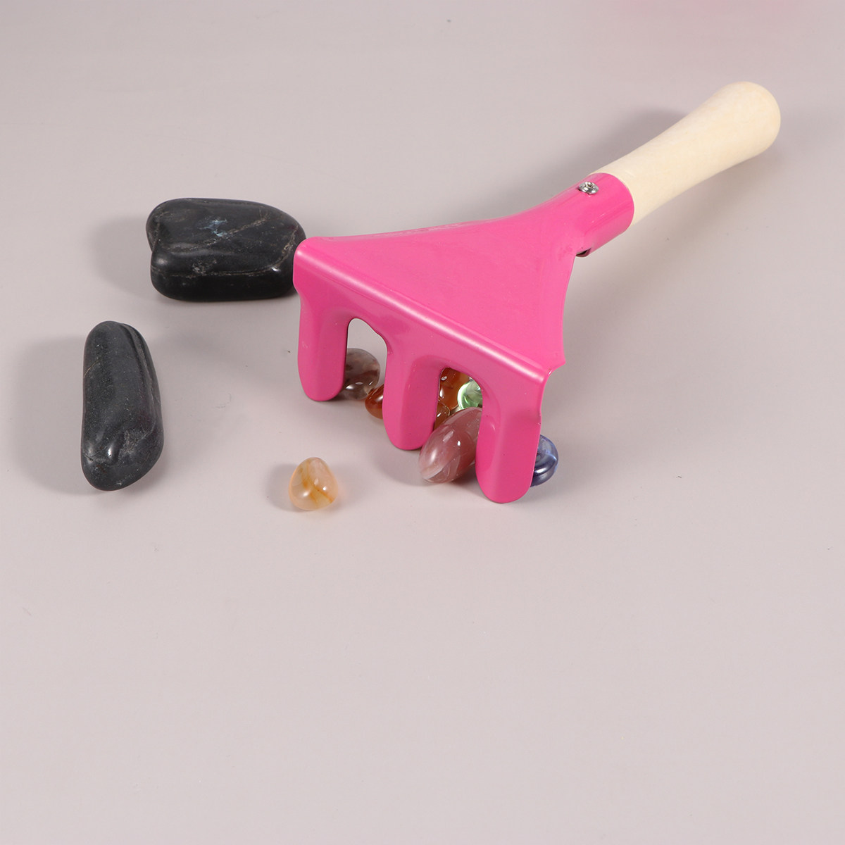 Bonsai Tool Set - 子供向けガーデニングツール3点セット ミニスコップ レーキ トロウェル 小型鉢盆栽の植え付け用 教育的アウトドア遊び