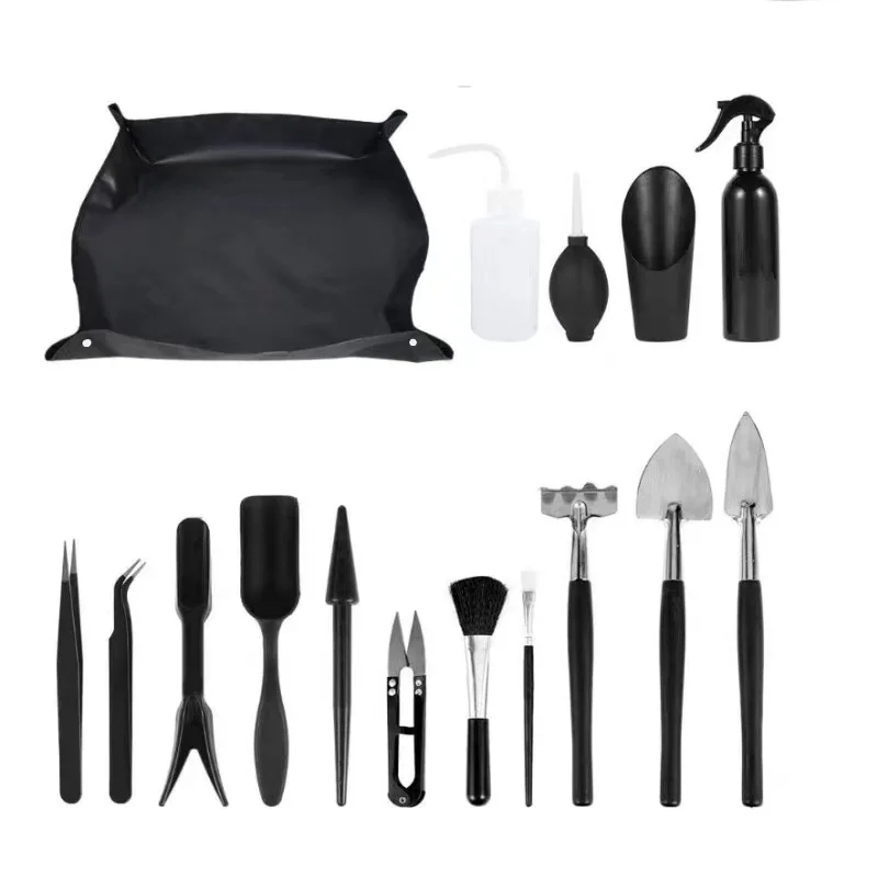 Bonsai Tool Set - ガーデンプランターツールセット、多肉植物、屋内盆栽、ミニチュアフレッシュ、苗ツール、5個、8個、13個、15個、16個