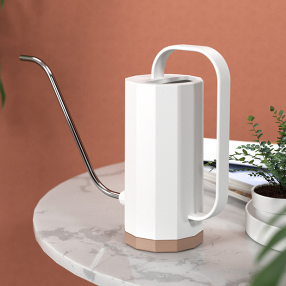 Watering Can Long Spout - ステンレス鋼の植木鉢,湾曲した口の水スプレー,取り外し可能なノズル,多機能,1000ml