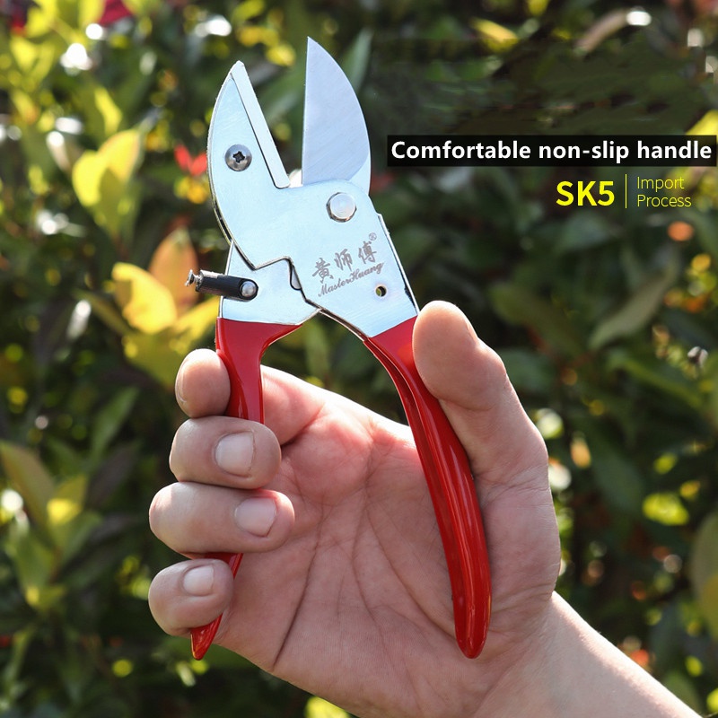 Bonsai Tool Set - SK5 鋼手動庭剪定鋏省力化木と花ガーデンツールポッティングはさみハンドグリップ盆栽
