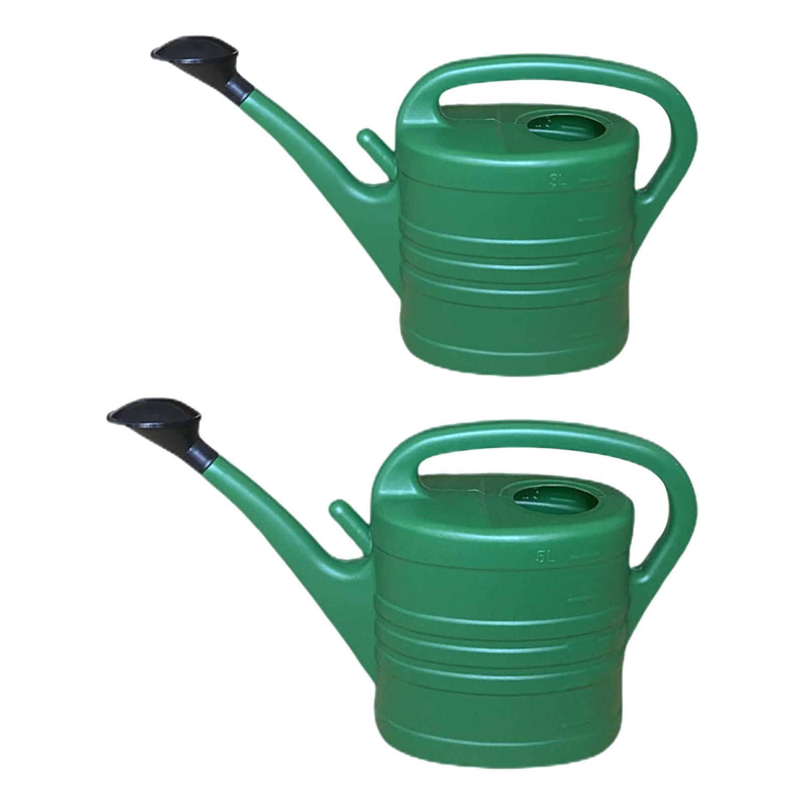 Watering Can Long Spout - 庭の水まき缶長い口ハンドル大容量 3/5L 散水スプリンクラーポット屋内屋外の花植物の水やり