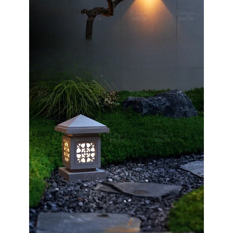 屋外中国石灯籠ソーラーガーデン芝生ランプヴィラB&B - Gardening Tools B&Q のレビューと価格