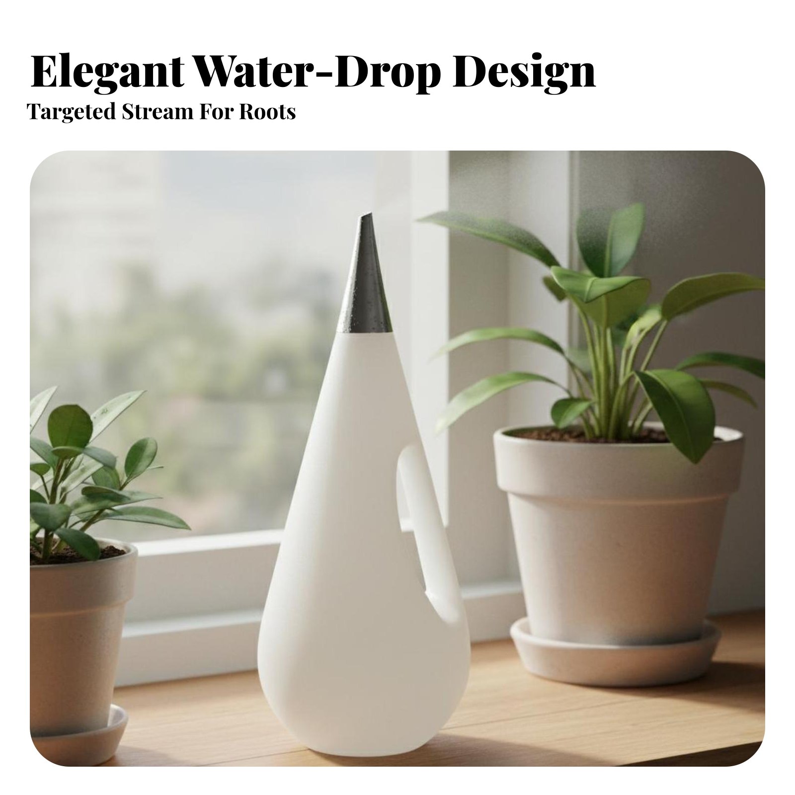 ティアドロップ型じょうろ 大容量 長い注ぎ口のじょうろ 園芸 - Watering Can Long Spout のレビューと価格