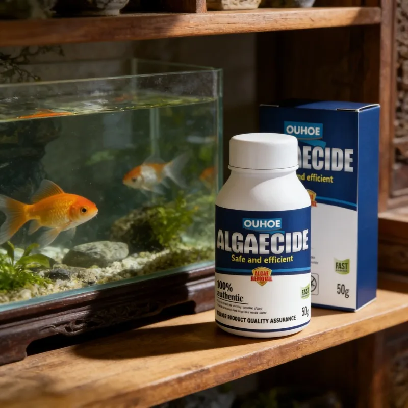 50g高効率藻類駆除剤、水槽・池の藻類・苔の抑制、緑水減少、 - Aquaponics Fish Tank のレビューと価格