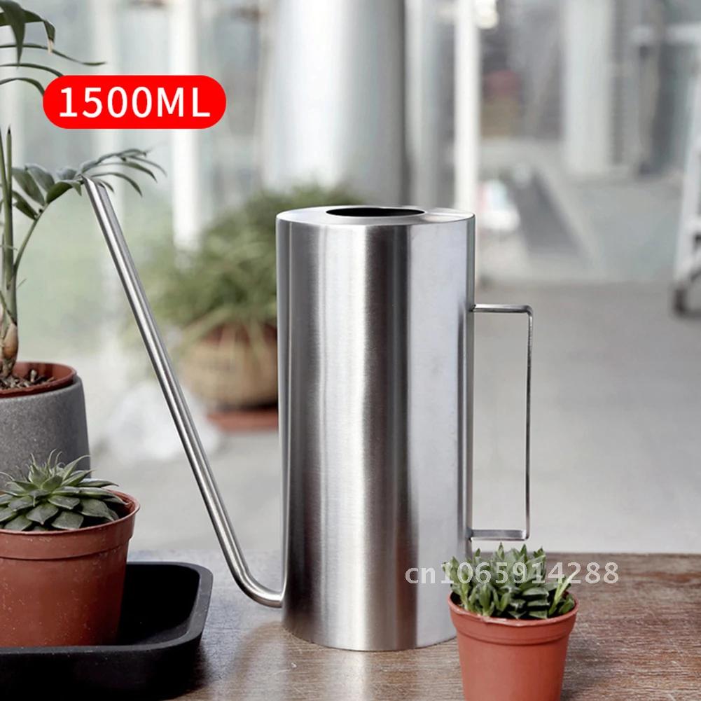ステンレス製じょうろ 盆栽庭園植物用散水器 長い注ぎ口付き  - Watering Can Long Spout のレビューと価格