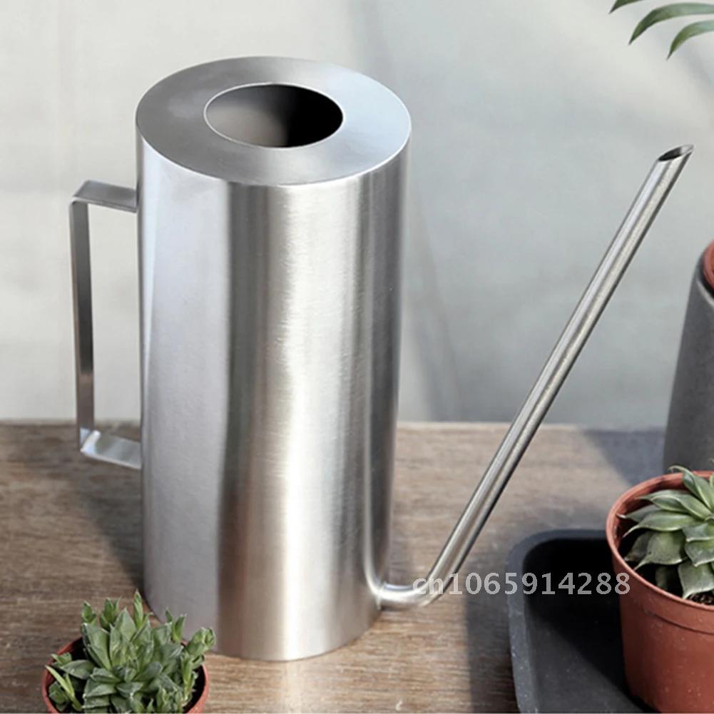 ステンレス製じょうろ 盆栽庭園植物用散水器 長い注ぎ口付き  - Watering Can Long Spout のレビューと価格