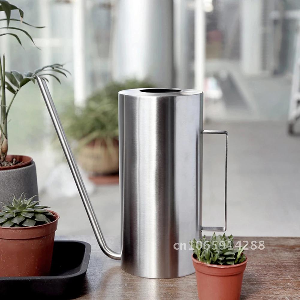 ステンレス製じょうろ 盆栽庭園植物用散水器 長い注ぎ口付き  - Watering Can Long Spout のレビューと価格