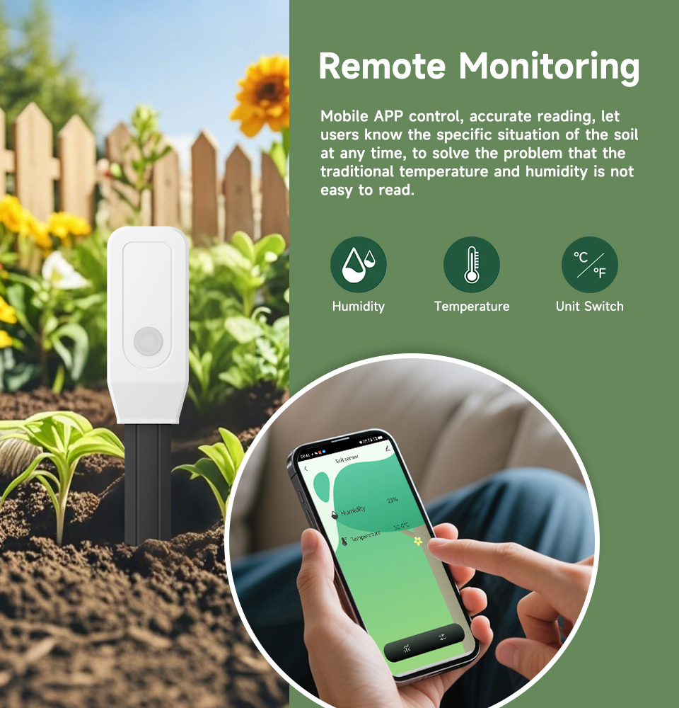 スマート土壌テスターセンサー、Zigbee 3.0土壌水分お - Moisture Meter Plant のレビューと価格