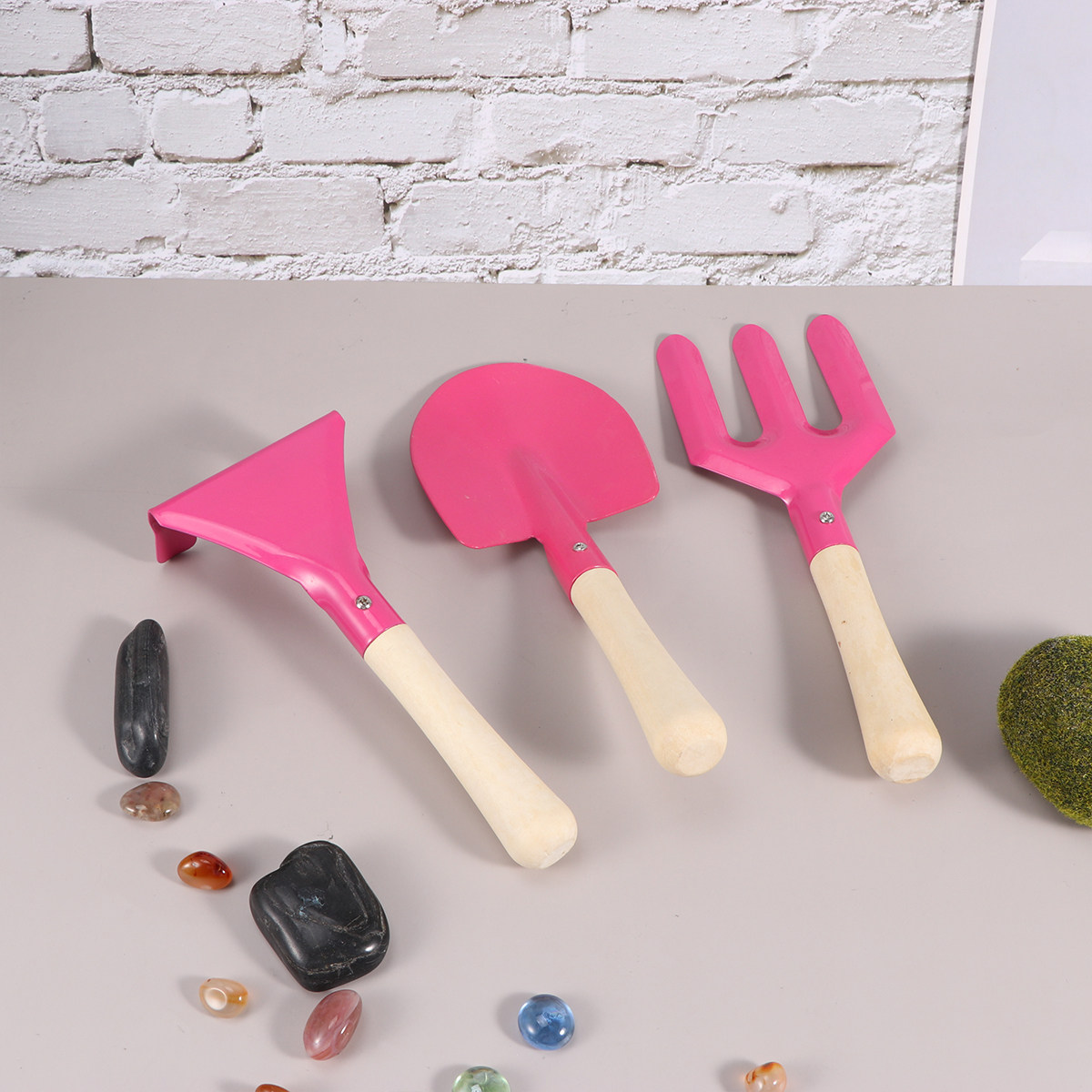 子供向けガーデニングツール3点セット ミニスコップ レーキ  - Bonsai Tool Set のレビューと価格