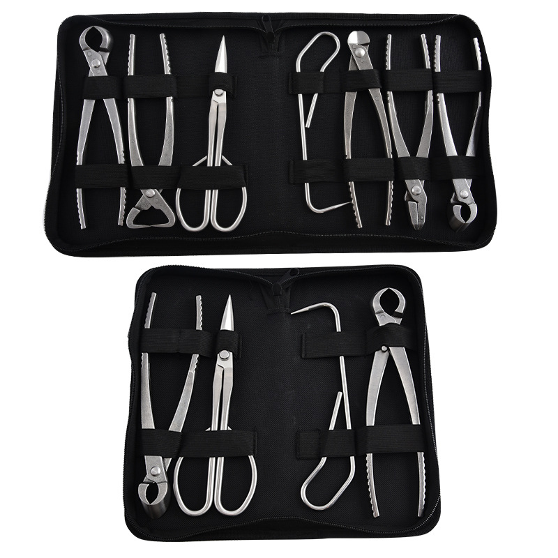 プレミアム滑り止め盆栽剪定ツールキット-剪定ばさみ、ペンチ、 - Bonsai Tool Set のレビューと価格