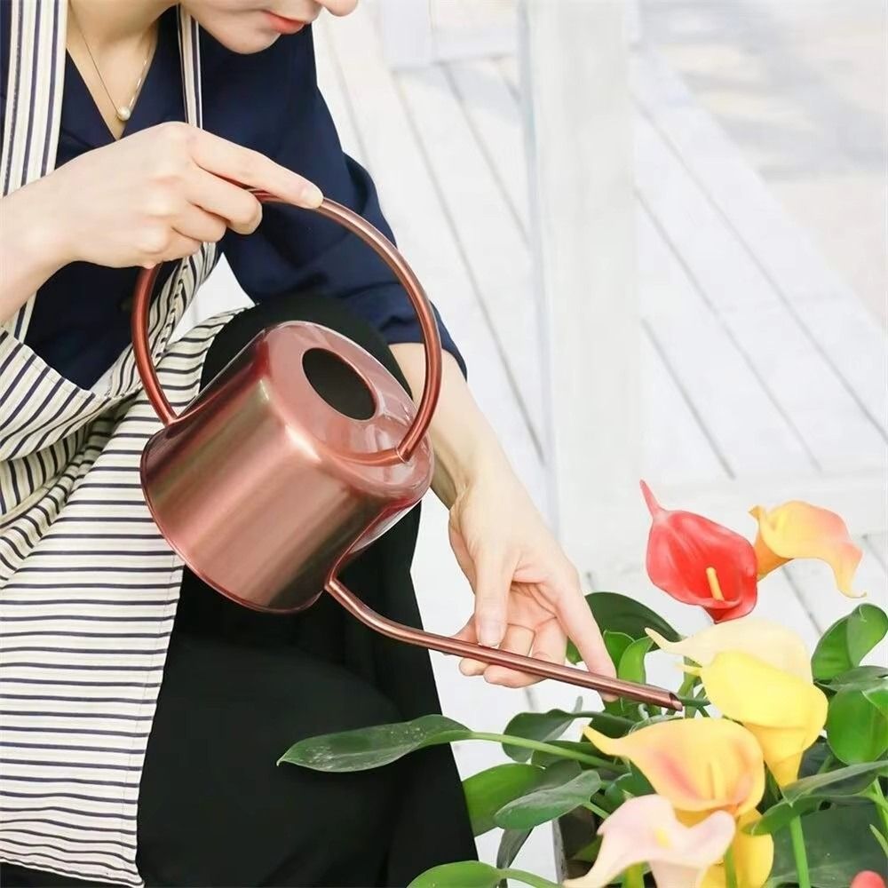 u 1.3L 植物散水用ケトル ステンレス鋼製 長い注ぎ口付 - Watering Can Long Spout のレビューと価格