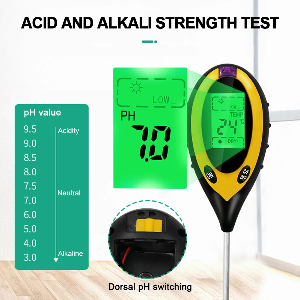 植物の手入れのためのプロの土壌水分テスター,LCD温度および - Moisture Meter Plant のレビューと価格