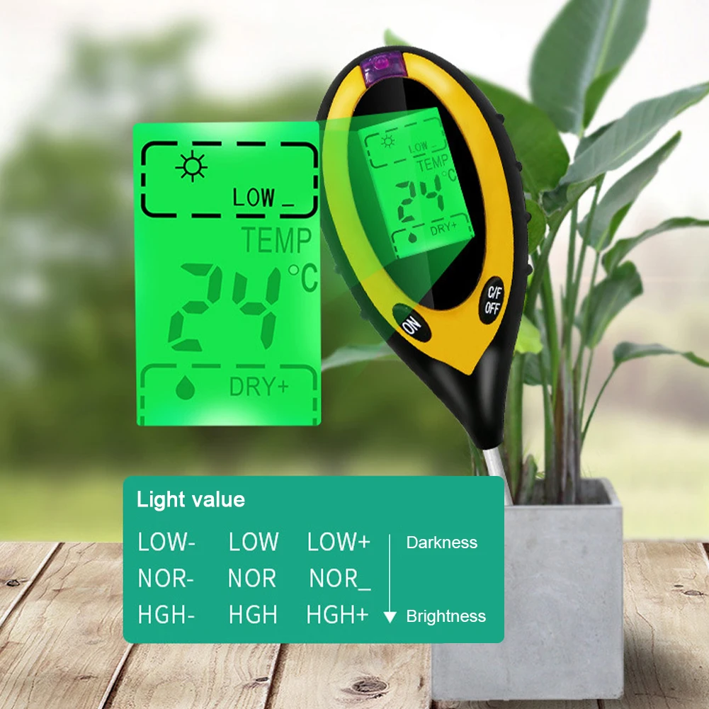 植物の手入れのためのプロの土壌水分テスター,LCD温度および - Moisture Meter Plant のレビューと価格