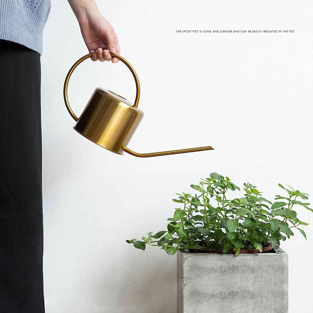 u レトロ 1.3L 植物散水ケトル 大容量ステンレス鋼じょ - Watering Can Long Spout のレビューと価格
