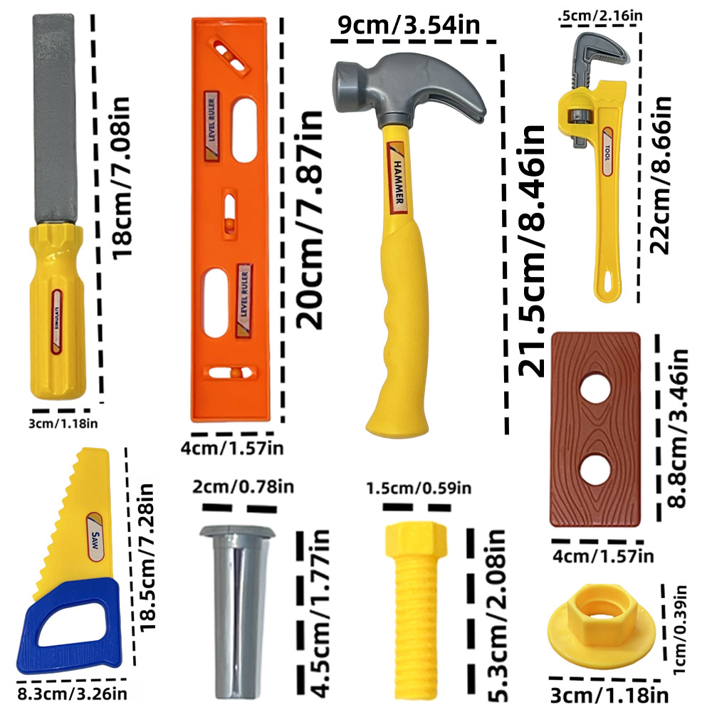 プラスチックシミュレーションメンテナンスツール建設おもちゃセ - Gardening Tools Girly のレビューと価格