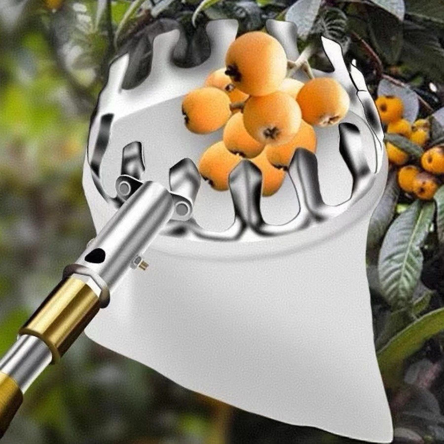 頑丈なフルーツピッカーバスケットコレクター、高枝のリンゴ、梨 - Gardening Tools Basket のレビューと価格