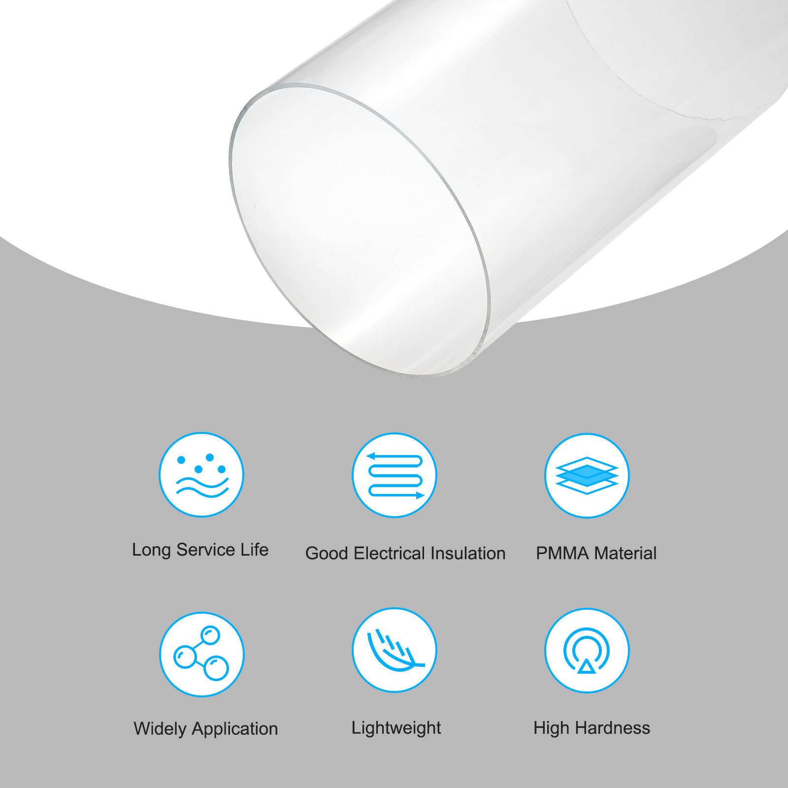 350mm透明アクリル水槽パイプ外径55-220mmクリア硬 - Aquaponics Fish Tank のレビューと価格