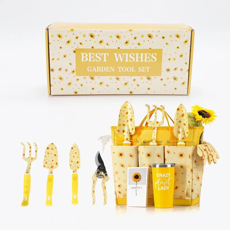 耐久性のあるガーデンツールセット レディース向けキュートな園 - Gardening Tools Cute のレビューと価格