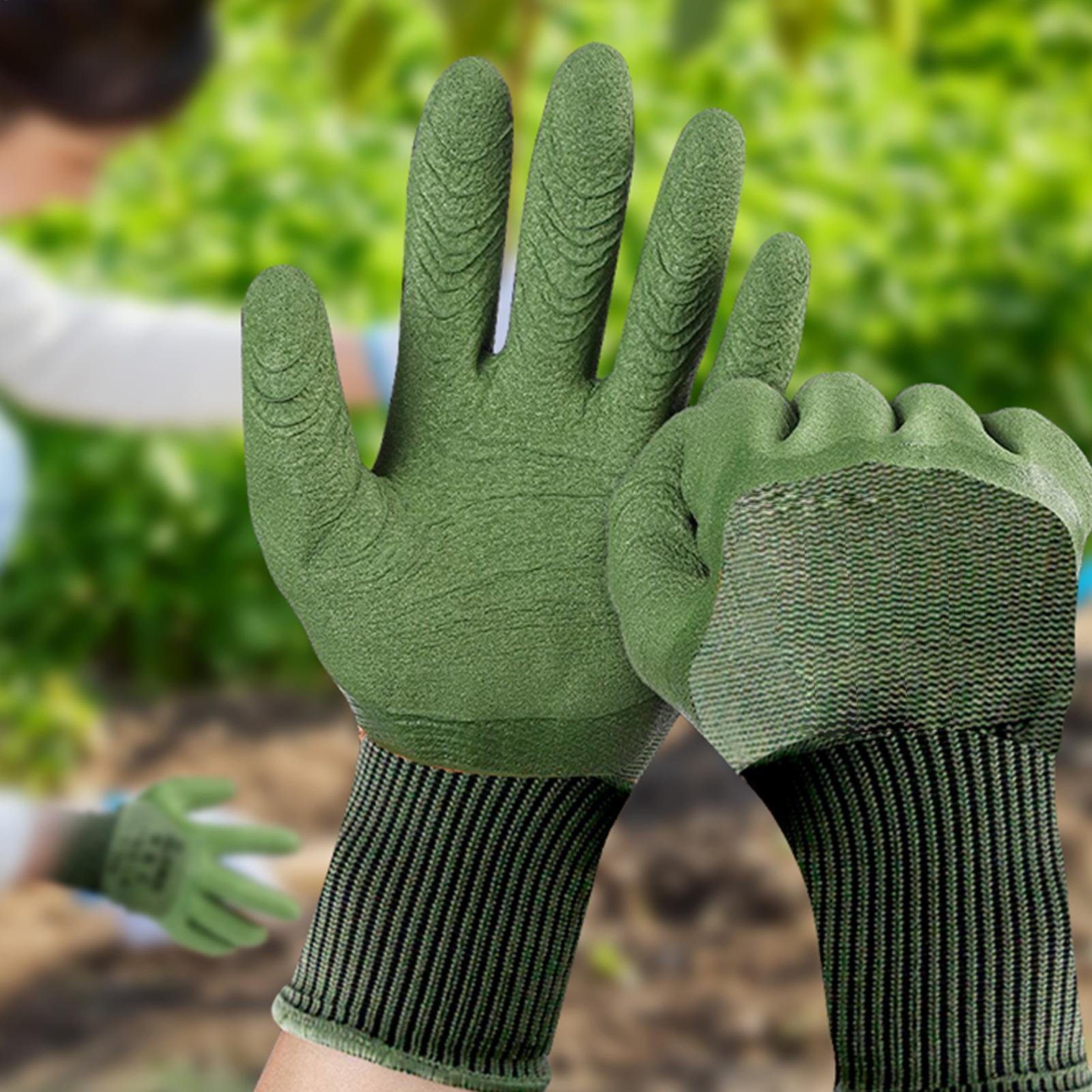 ガーデニングヤードグローブ子供用安全手袋耐穿刺性棘防止防水ツ - Garden Gloves Thorn Proof のレビューと価格