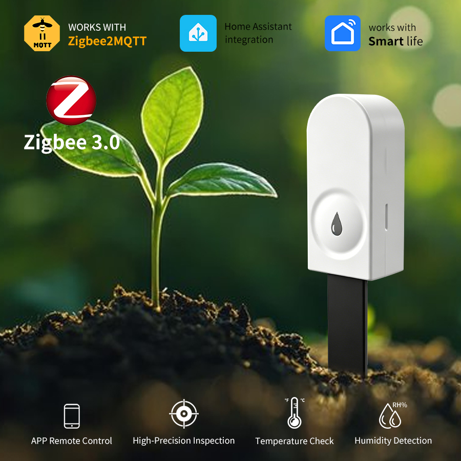 スマートZigbee 3.0土壌テスター、植物・庭園用湿度・ - Moisture Meter Plant のレビューと価格