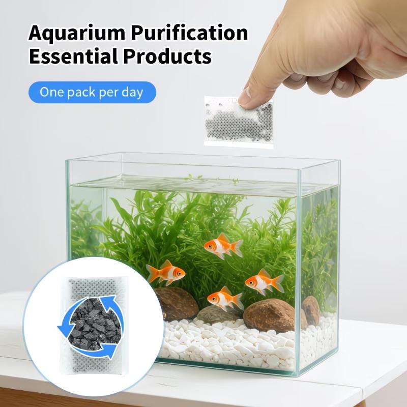 10/20/40個入り水槽活性炭バッグ水槽フィルターメディア - Aquaponics Fish Tank のレビューと価格