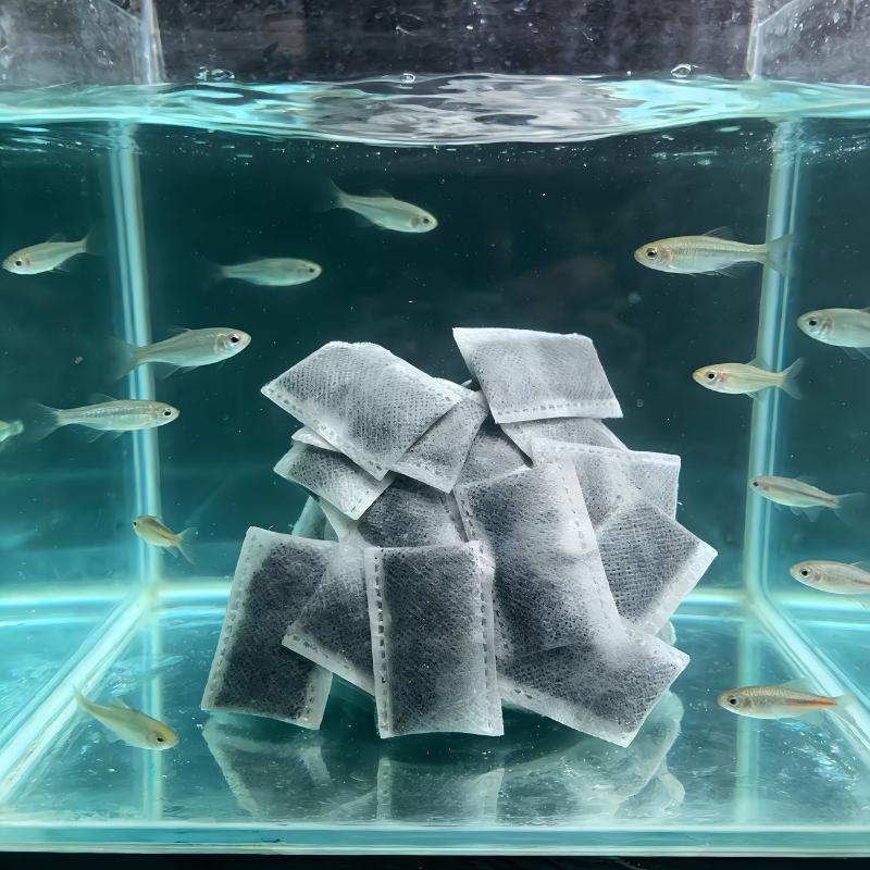 10/20/40個入り水槽活性炭バッグ水槽フィルターメディア - Aquaponics Fish Tank のレビューと価格