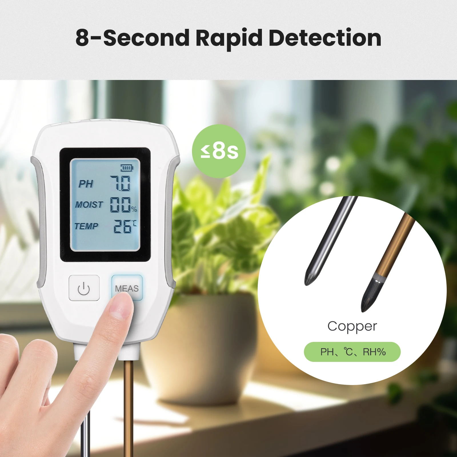 MOES 3 で 1 土壌 PH 検出器テスター液晶画面温度 - Moisture Meter Plant のレビューと価格