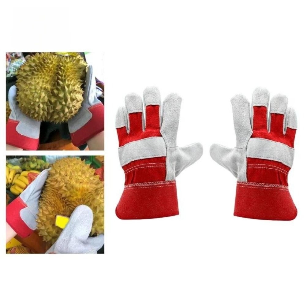 牛革製園芸用手袋 耐熱安全溶接用手袋 耐棘溶接用手袋 手のひ - Garden Gloves Thorn Proof のレビューと価格