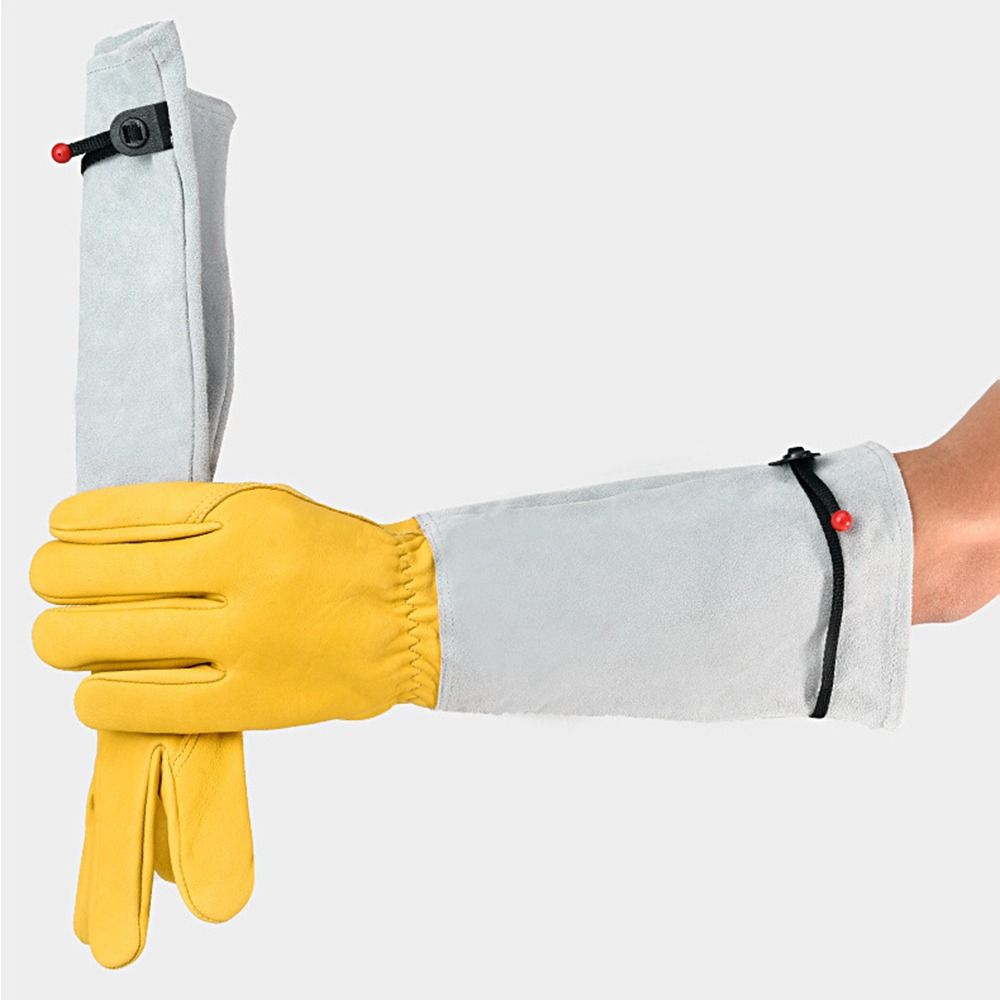 長袖の棘防止園芸用手袋、通気性のある安全なバラ剪定用手袋、厚 - Garden Gloves Thorn Proof のレビューと価格