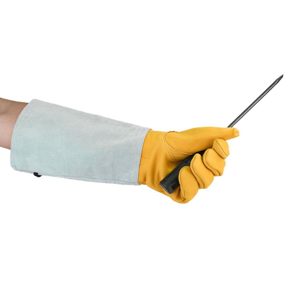 長袖の棘防止園芸用手袋、通気性のある安全なバラ剪定用手袋、厚 - Garden Gloves Thorn Proof のレビューと価格