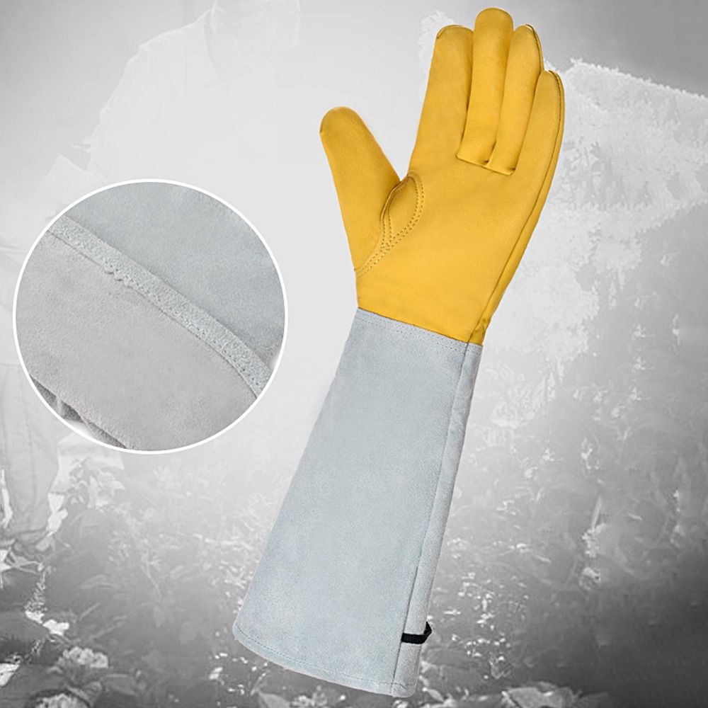 長袖の棘防止園芸用手袋、通気性のある安全なバラ剪定用手袋、厚 - Garden Gloves Thorn Proof のレビューと価格