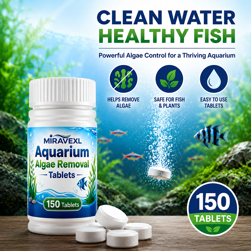 ミラベックスL 150 水槽藻類除去タブレット、安全な藻類抑 - Aquaponics Fish Tank のレビューと価格