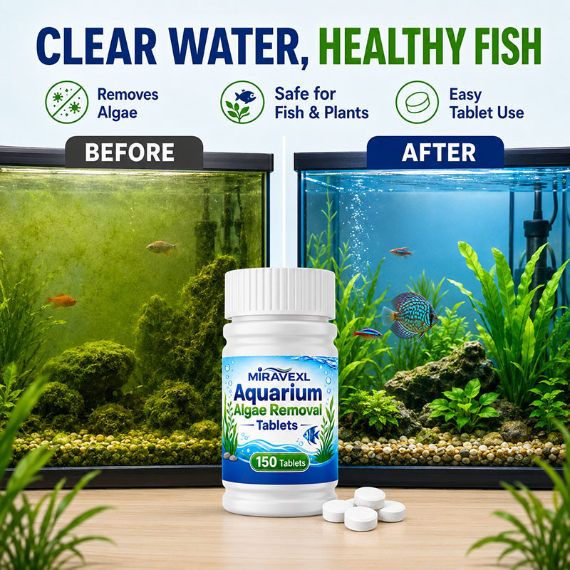 ミラベックスL 150 水槽藻類除去タブレット、安全な藻類抑 - Aquaponics Fish Tank のレビューと価格