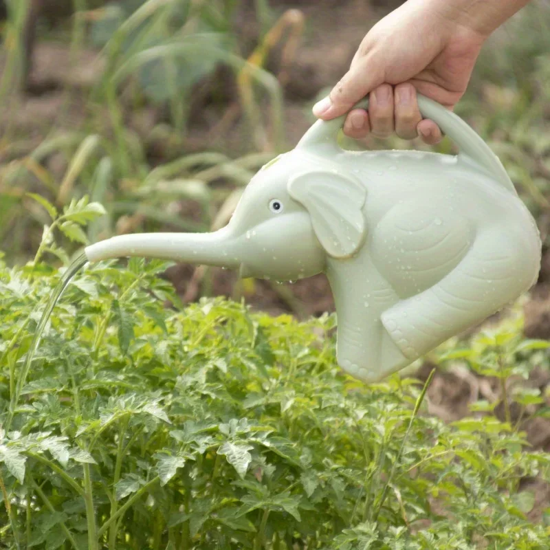 かわいい象の形のじょうろ PP ポットガーデニングツール水ボ - Gardening Tools Cute のレビューと価格