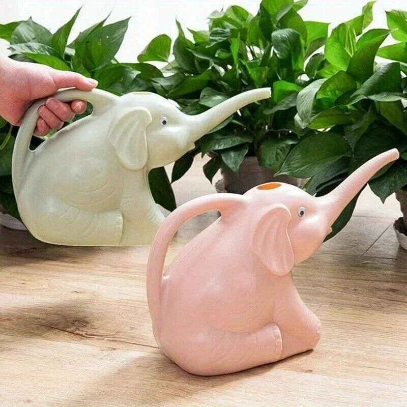 かわいい象の形のじょうろ PP ポットガーデニングツール水ボ - Gardening Tools Cute のレビューと価格