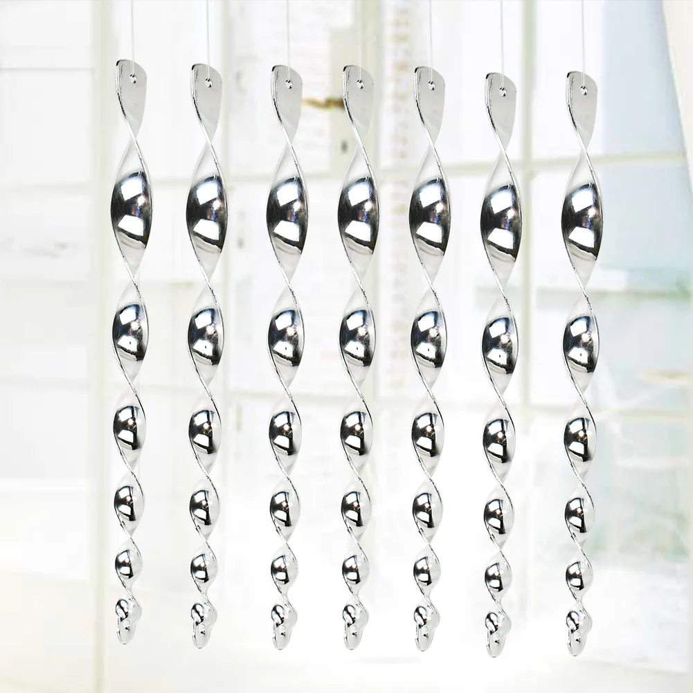 ステンレス鋼スパイラルハンギングスピナーガーデンウィンドチャ - Gardening Tools Cute のレビューと価格