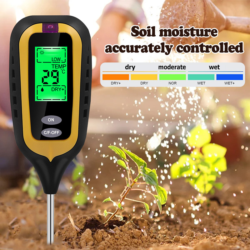 4 in 1 土壌検出器 PH PH 湿度 照度 温度 水分 - Moisture Meter Plant のレビューと価格
