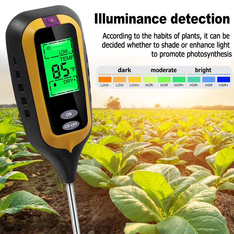 4 in 1 土壌検出器 PH PH 湿度 照度 温度 水分 - Moisture Meter Plant のレビューと価格