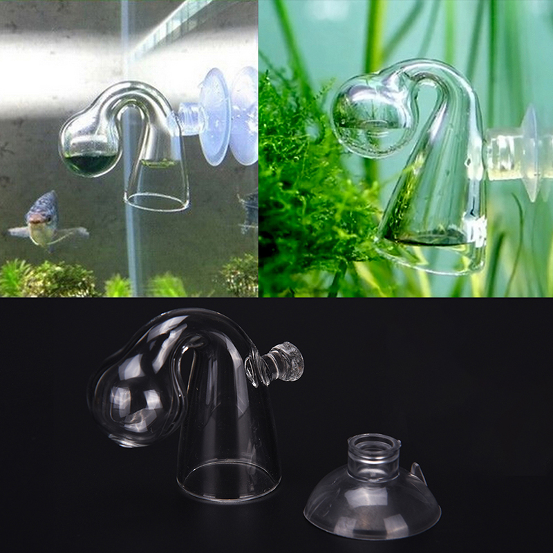 拡散ガラス CO2 ドロップチェッカー水族館ハングオン CO - Aquaponics Fish Tank のレビューと価格
