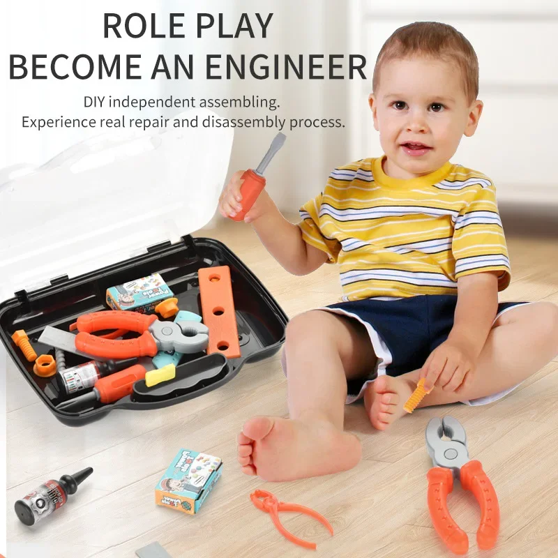 子供のおもちゃのツールボックスセット、ふり遊びおもちゃ、修理 - Gardening Tools Girly のレビューと価格