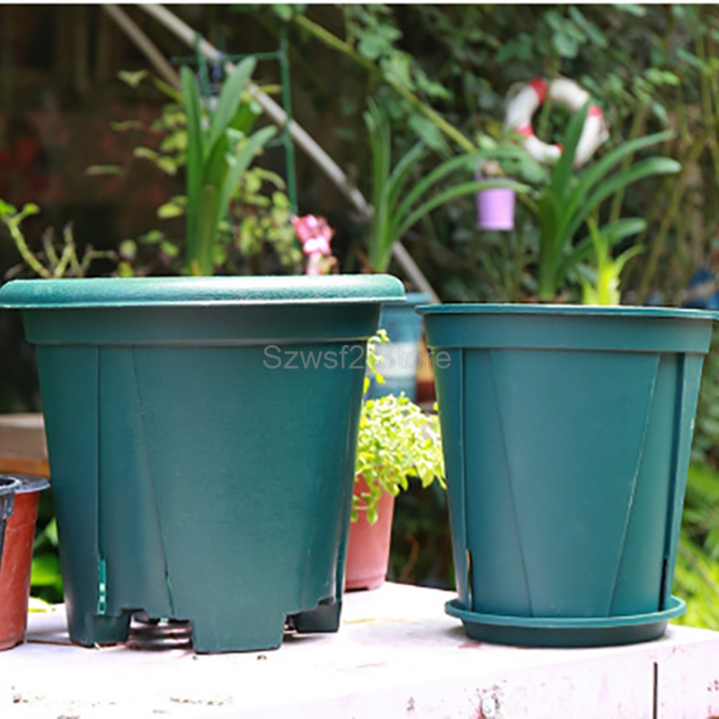 5/10個 グリーン プラスチック製 植物用植木鉢トレイ - - Gardening Tools Cute のレビューと価格