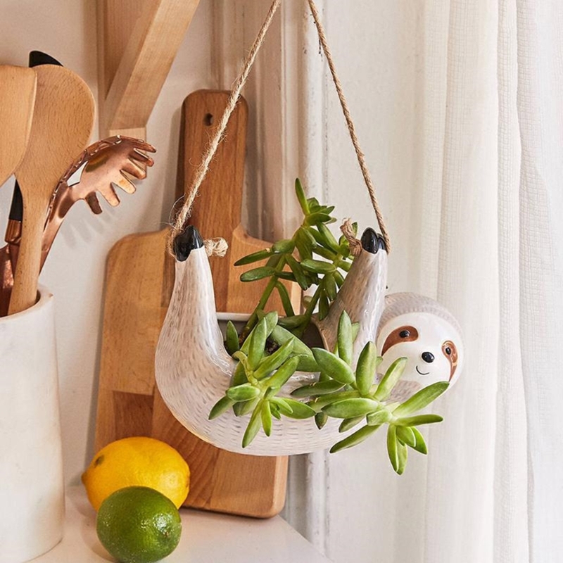 11 センチメートルかわいいナマケモノ置物形状シリコーン金型 - Gardening Tools Cute のレビューと価格
